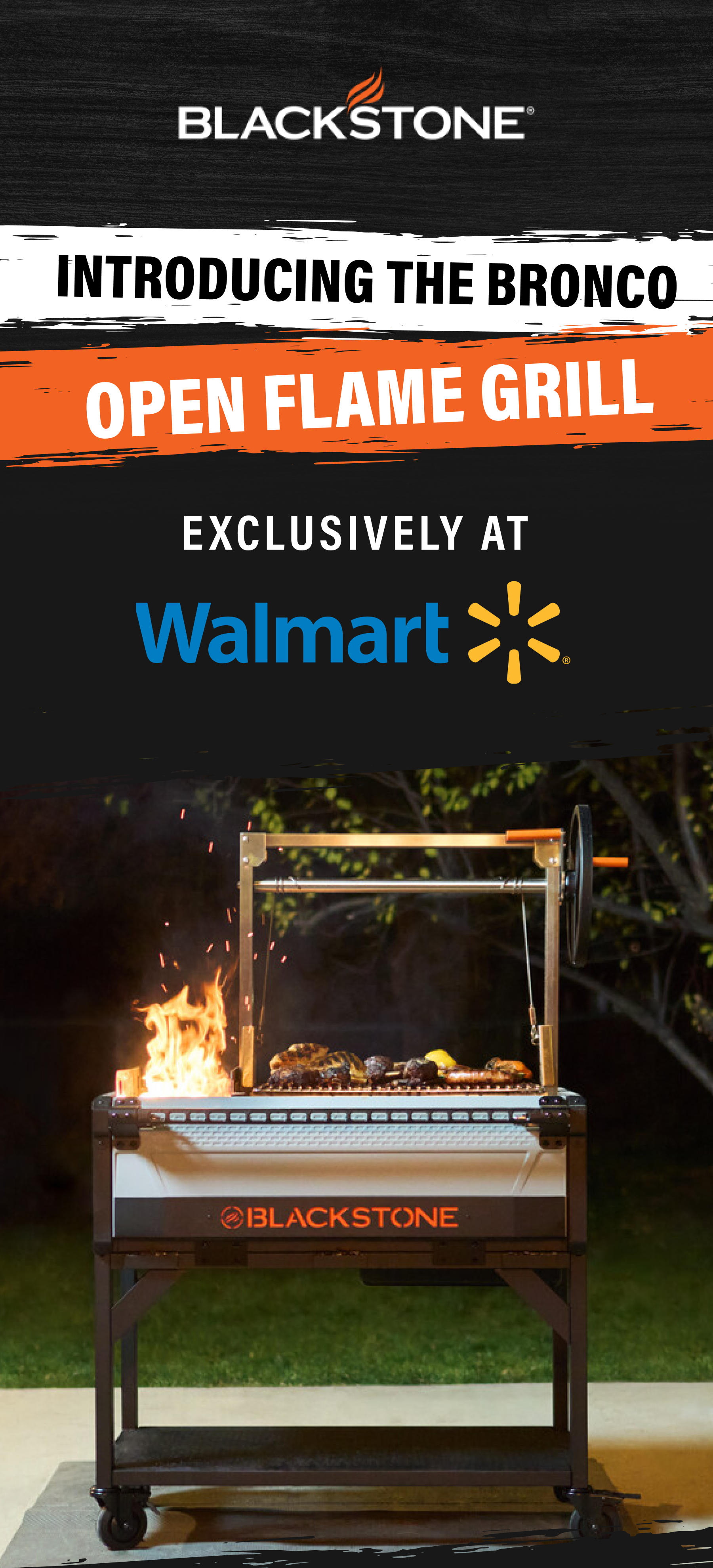 Introducing The Bronco Open Flame Grill