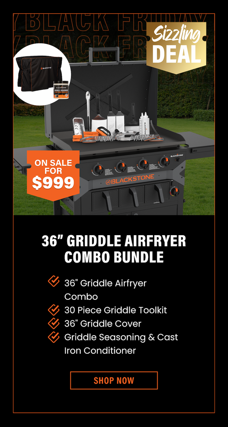 36" Griddle Airfryer Combo Bundle