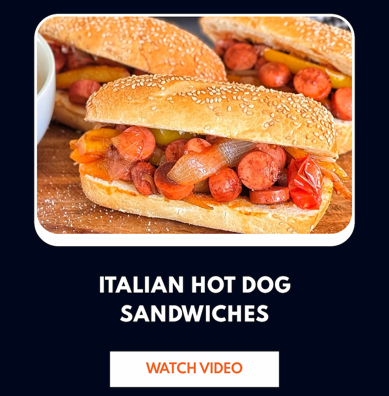 Italian Hot Dog Sandwiches