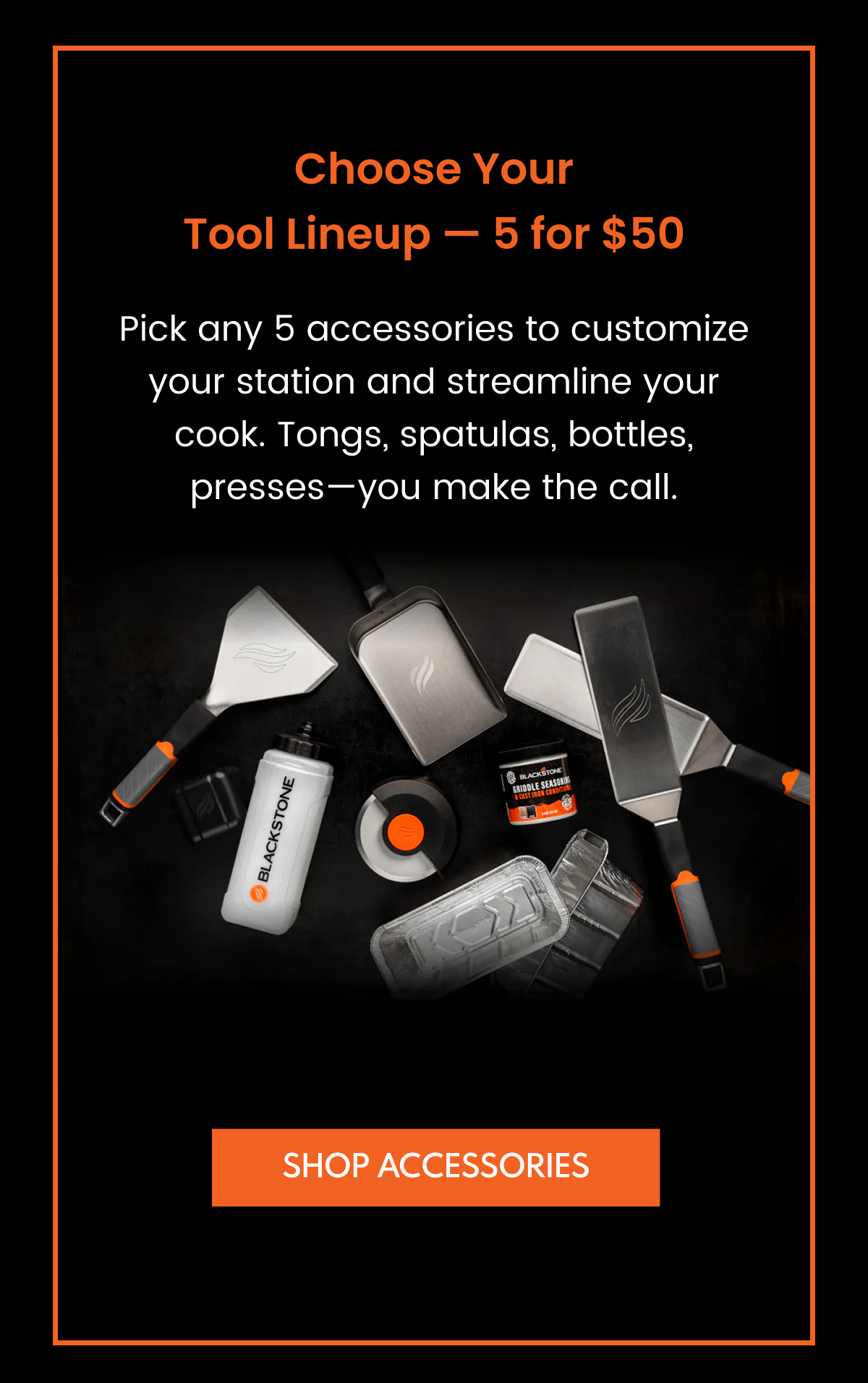 Choose Your Tool Lineup - 5 for $50