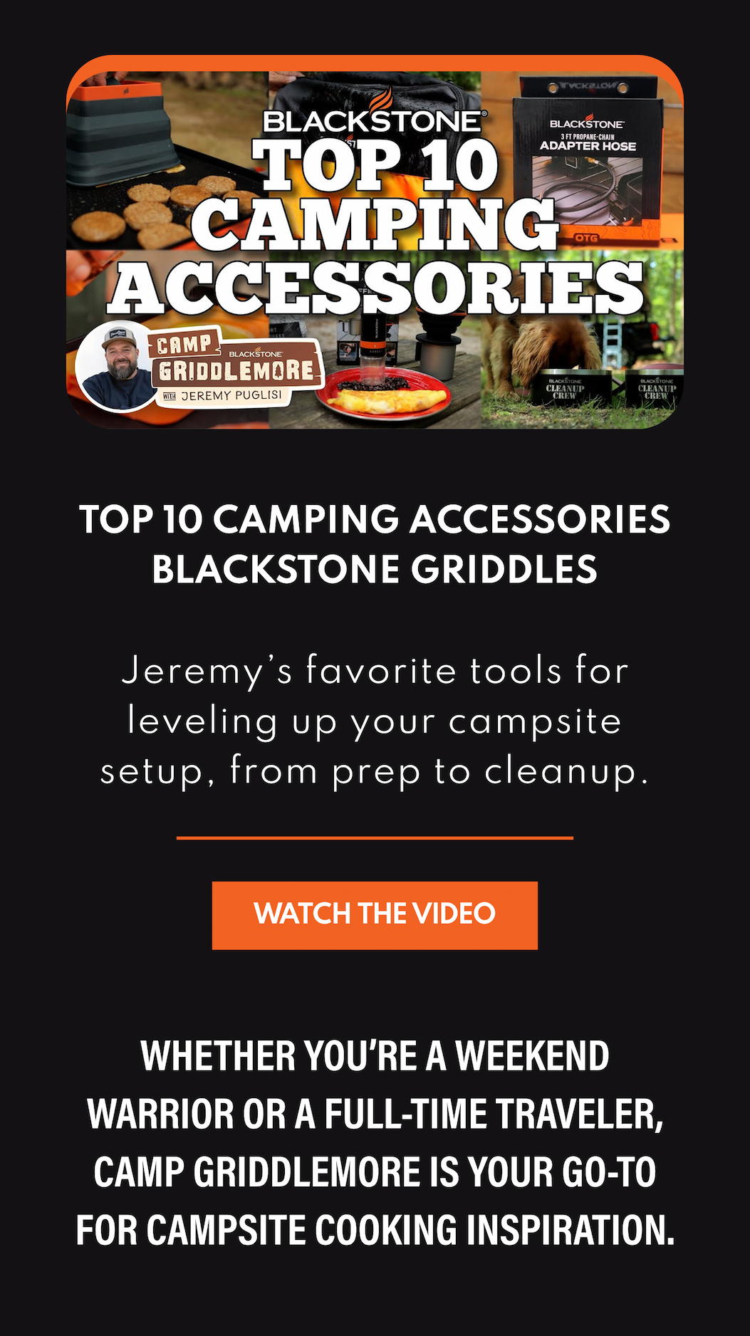 Top 10 Camping Accessories | Blackstone Griddles