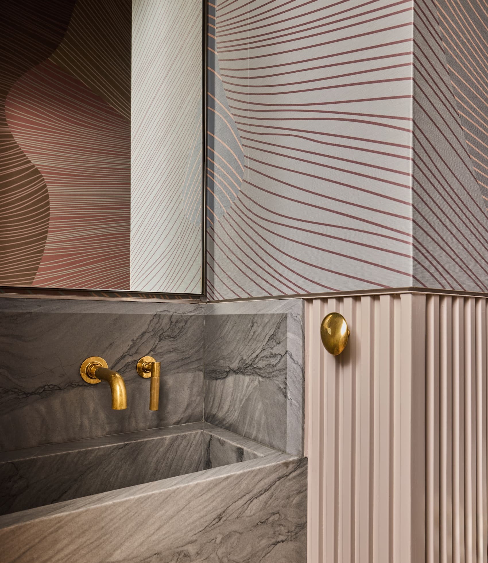 REEF | MULBERRY used by Studio Muir in a San Francisco powder room