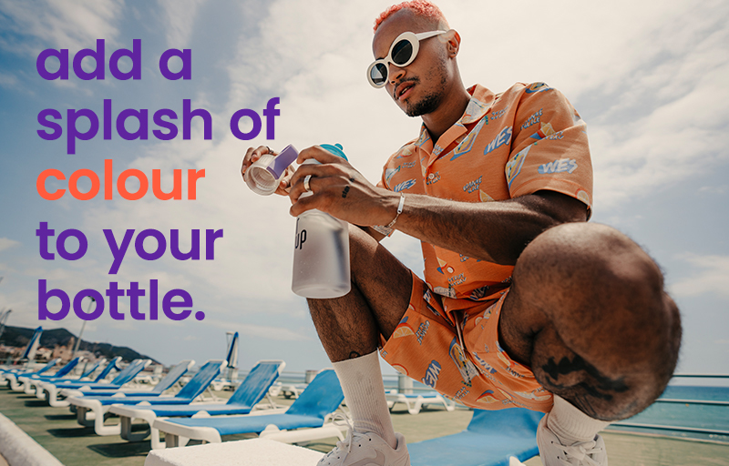 Turn a bottle into your bottle. 