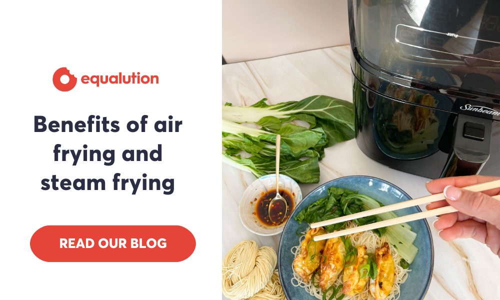 The benefits of air frying and steam frying Equalution