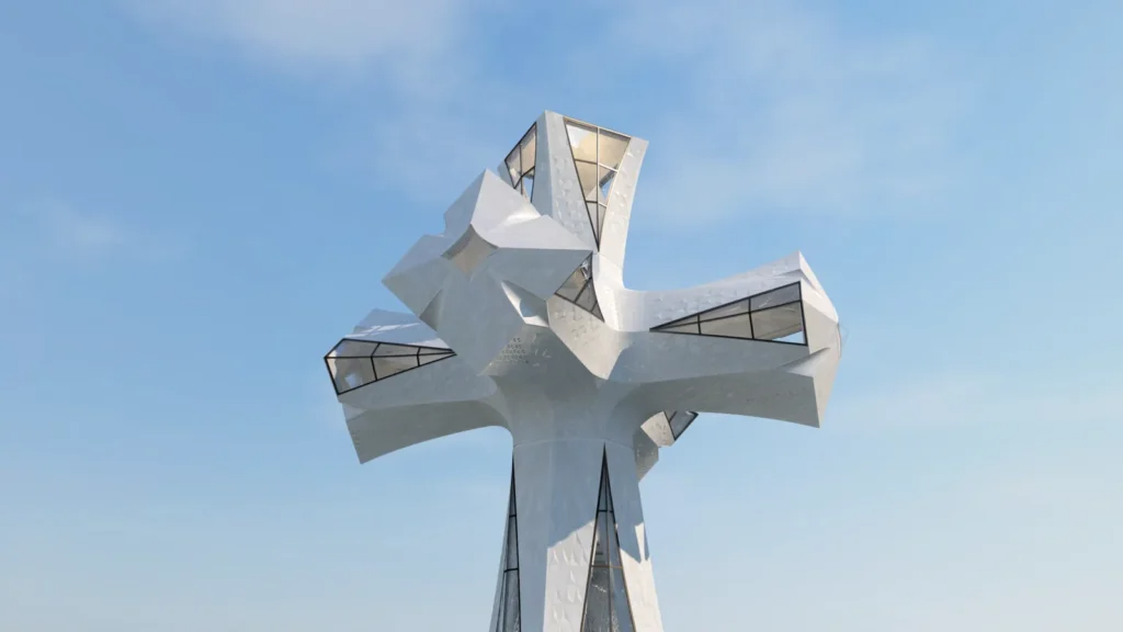 Tower of Jesus Christ of Barcelona's Sagrada Familia