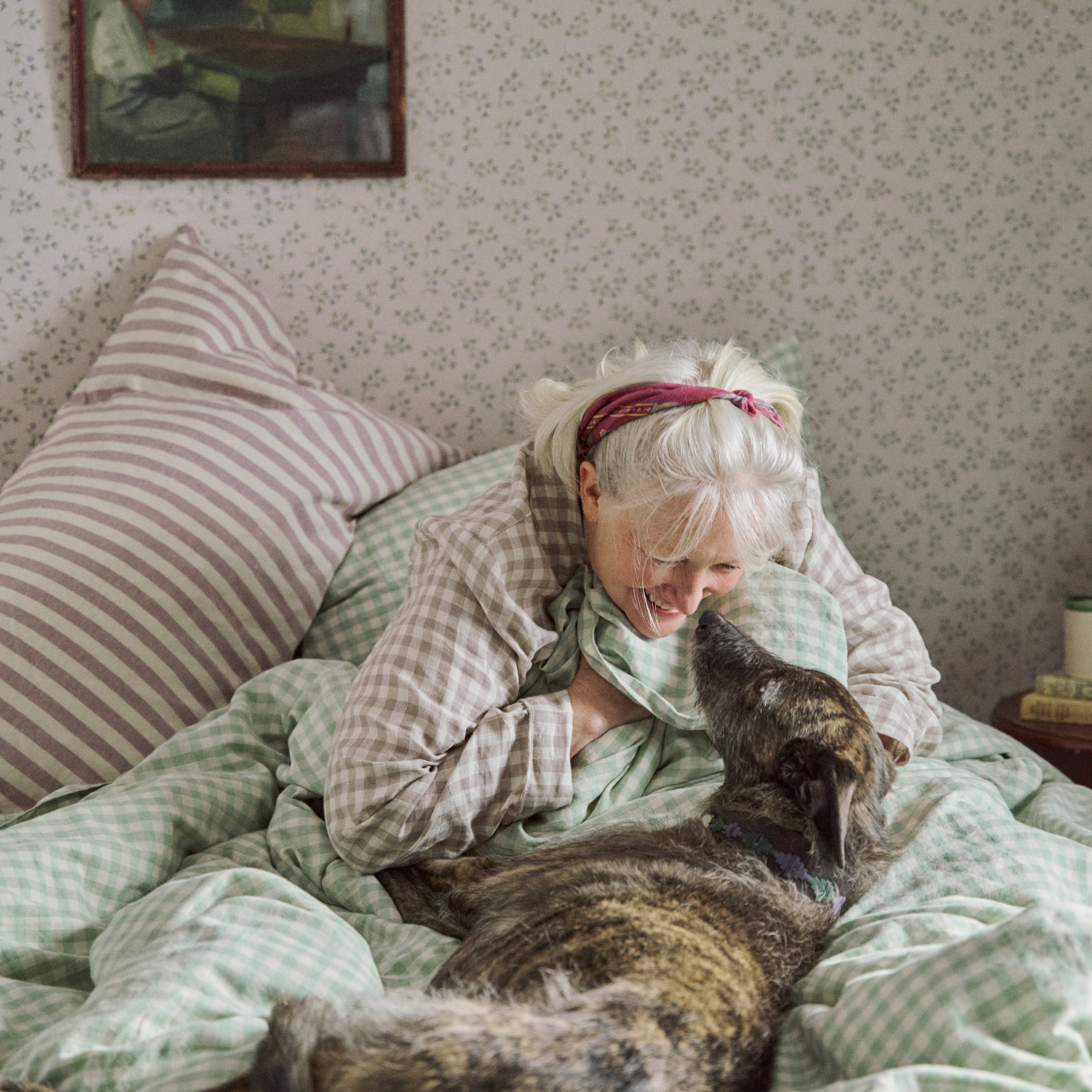 Aunt Rose and her dog Bill