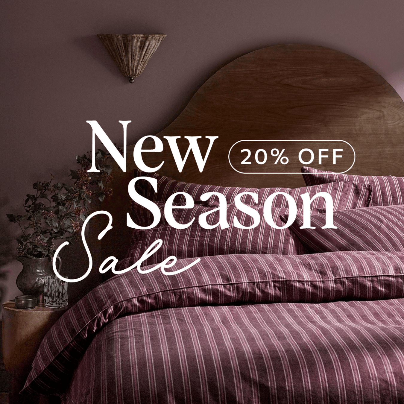 20% OFF NEW SEASON SALE