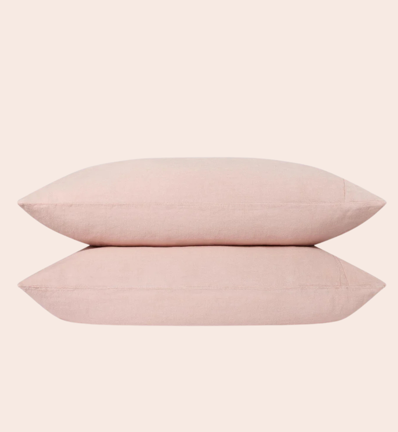 Rose Linen Blend Pillowcases (Pair)