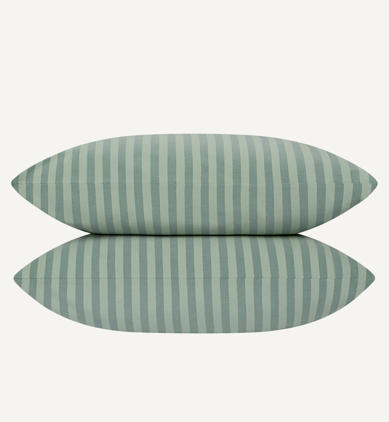 Pine Green Pembroke Stripe Cotton Duvet Set