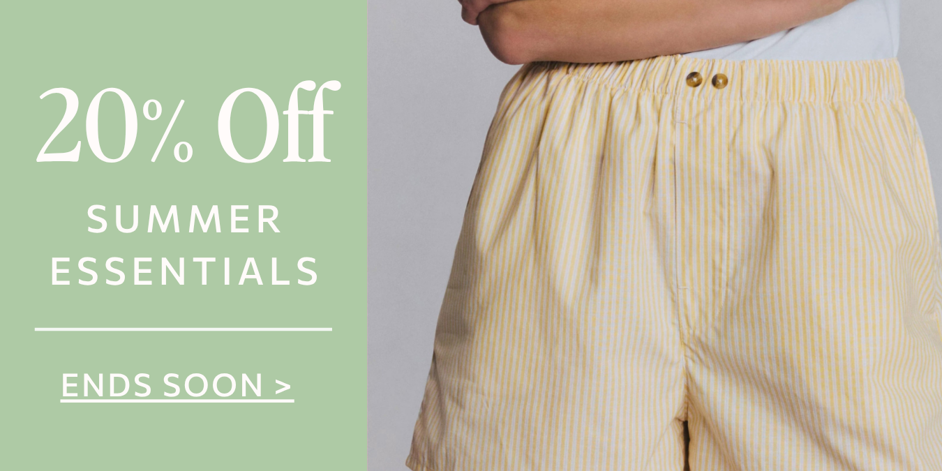 20% OFF SUMMER ESSENTIALS