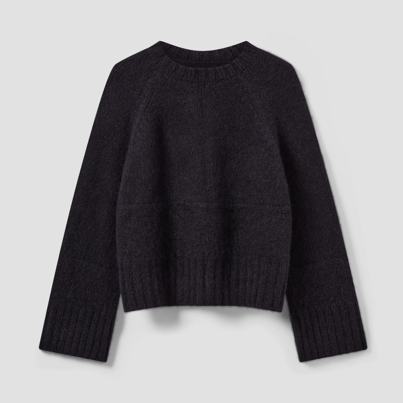 Navy Crew Neck Wool Jumper