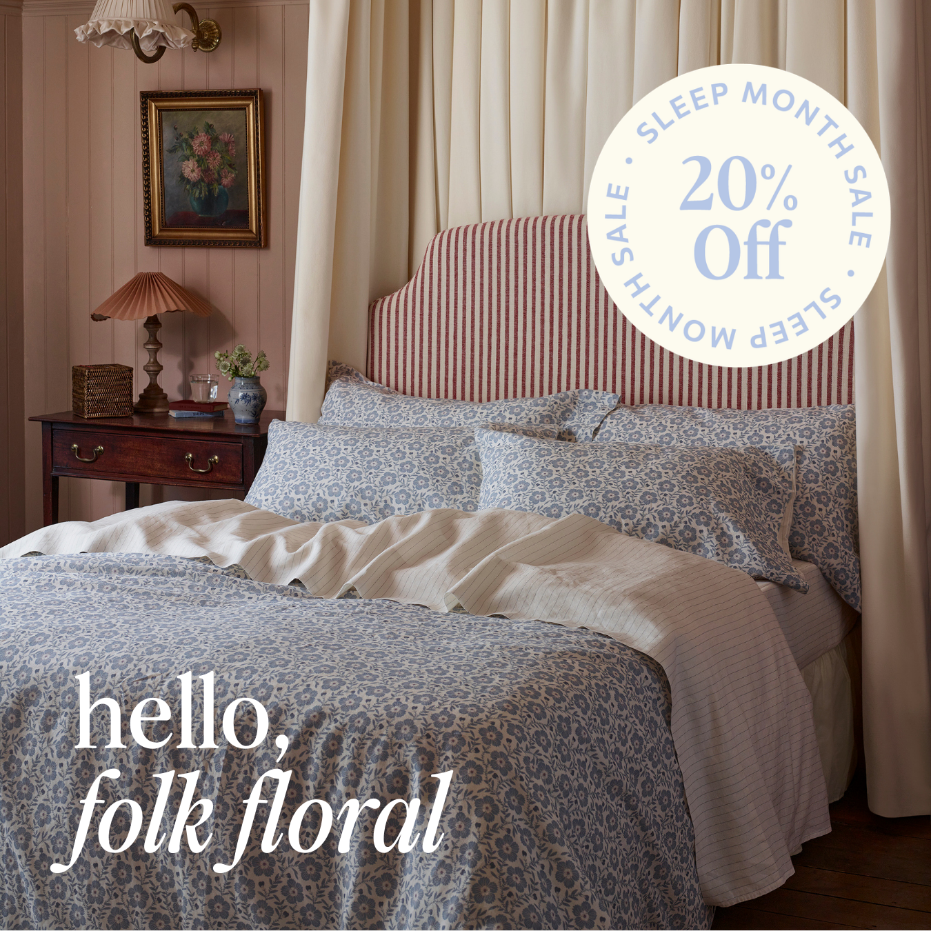 Meet Folk Floral NEW Bedding