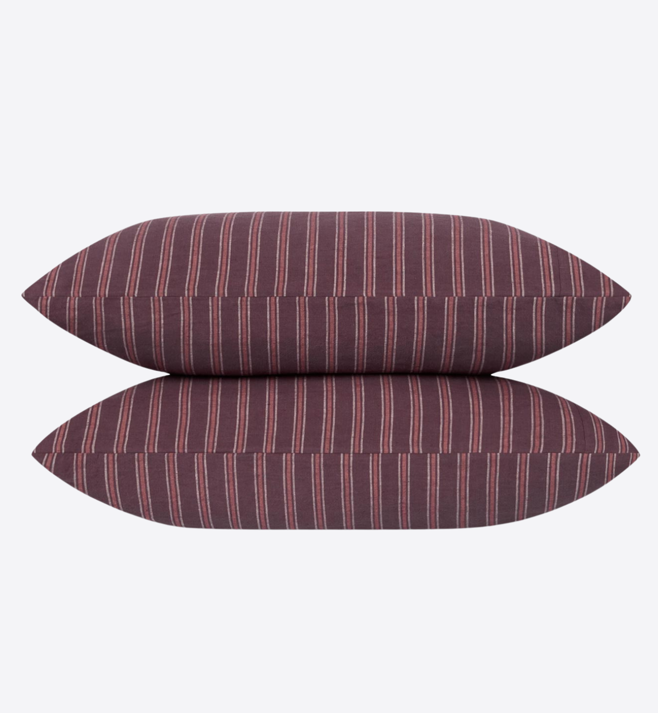 Berry Walderton Stripe 100% Linen Pillowcases (Pair)