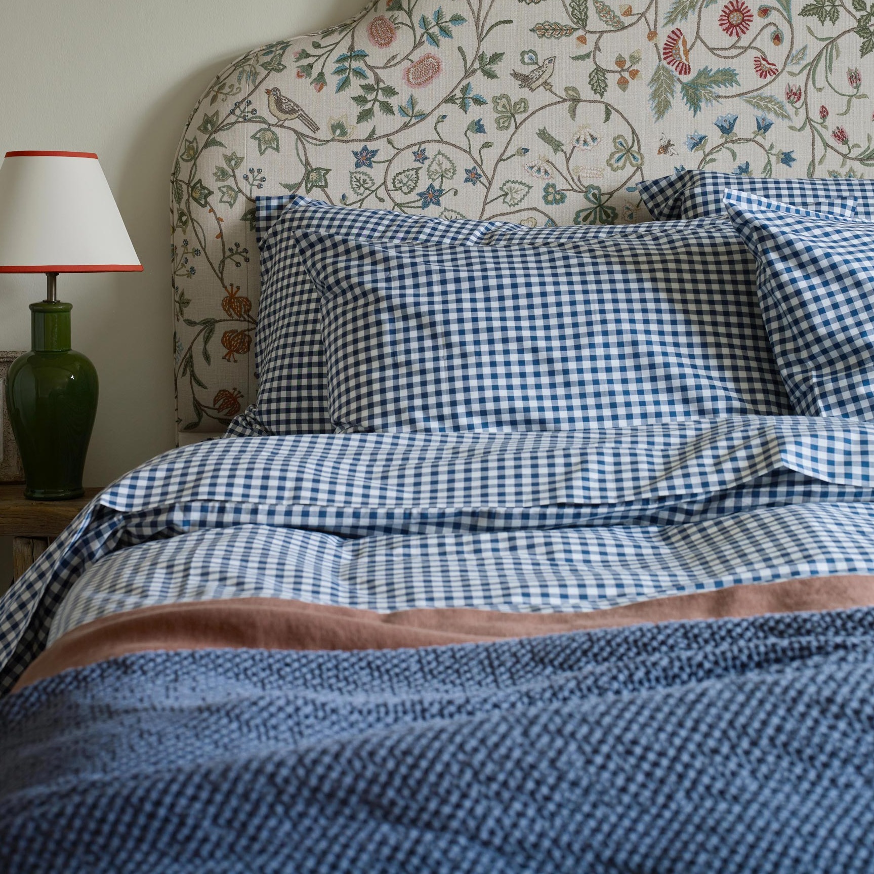Indigo Small Gingham