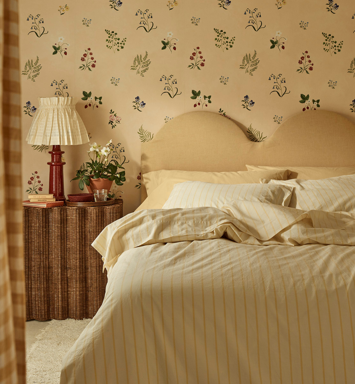 Yellow Stripe Bedding