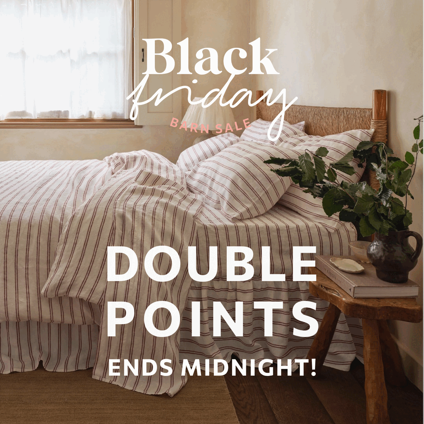 DOUBLE POINTS ENDS MIDNIGHT