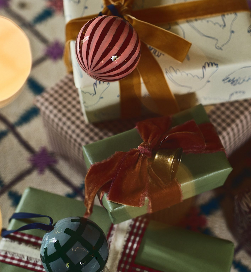 Rhubarb & Rose Christmas Bauble
