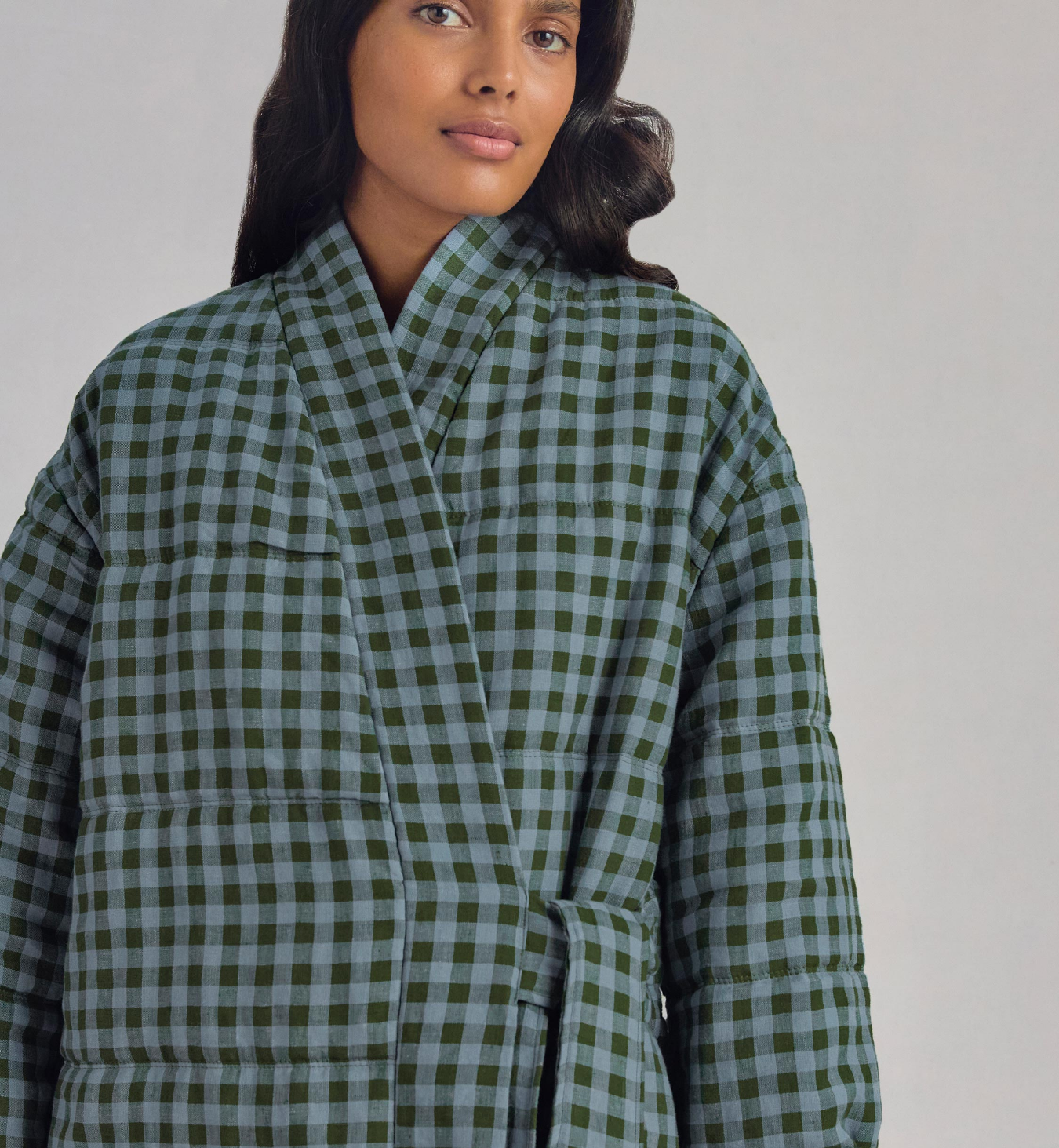 Linen Blend Housecoat