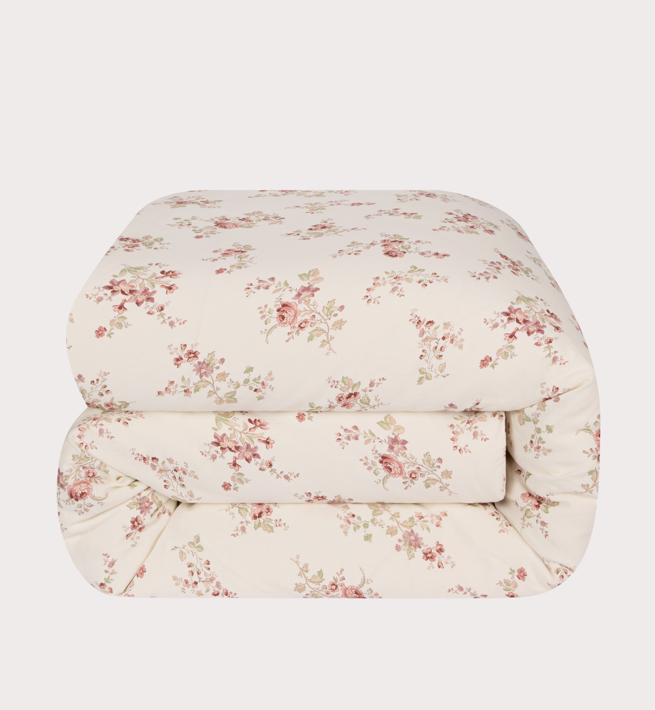 Dusty Pink Heirloom Rose Linen Blend Duvet Cover
