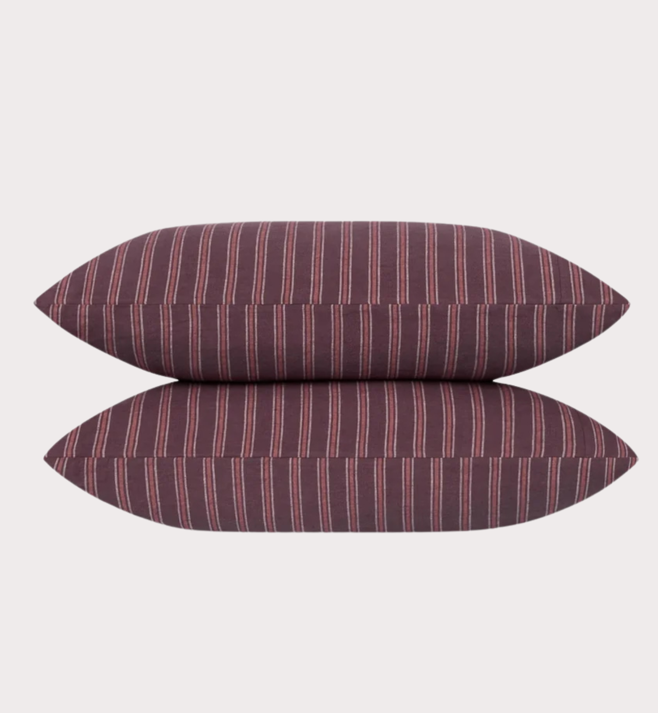 Berry Walderton Stripe 100% Linen Pillowcases (Pair)