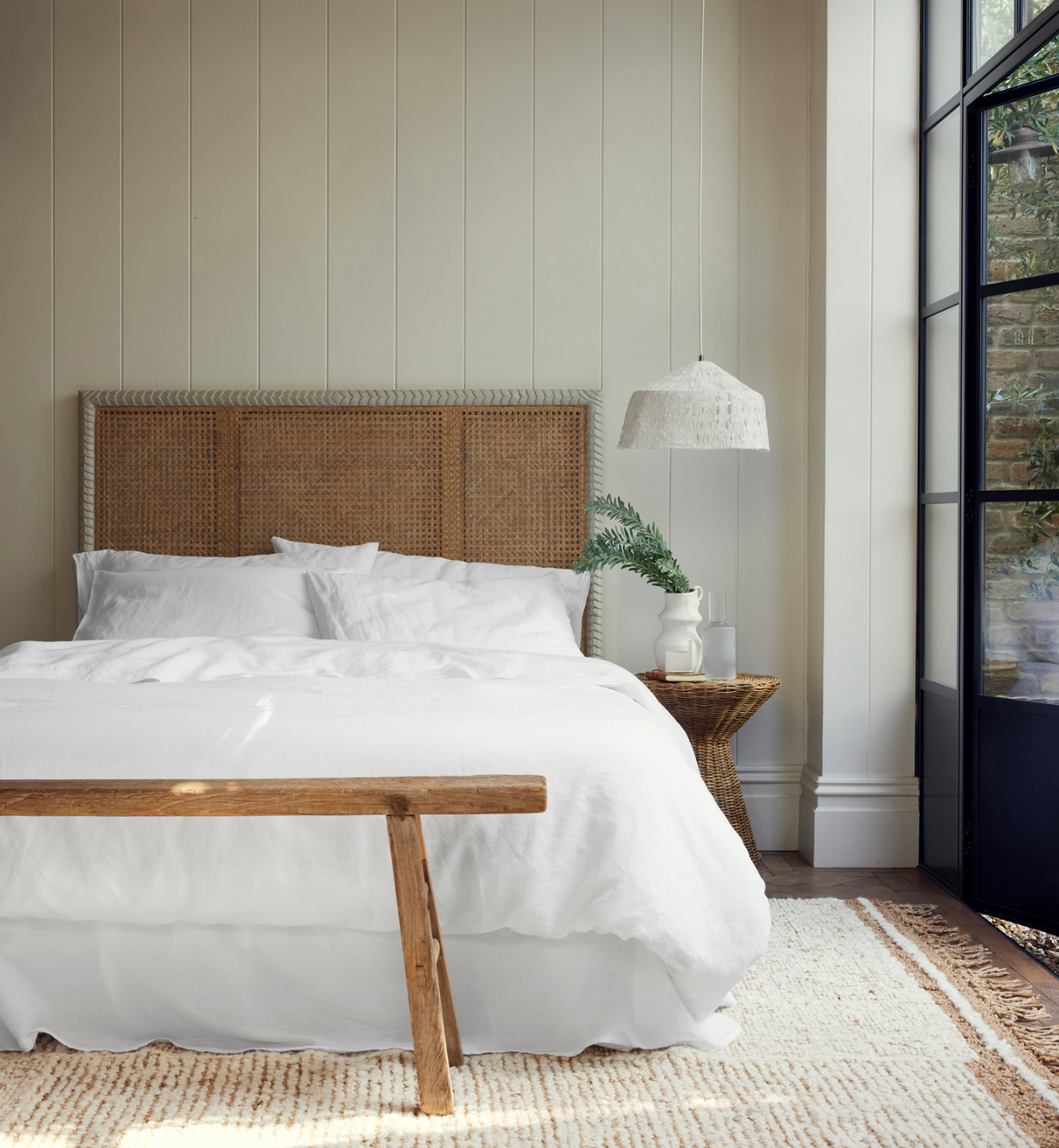 White 100% Linen Duvet Cover