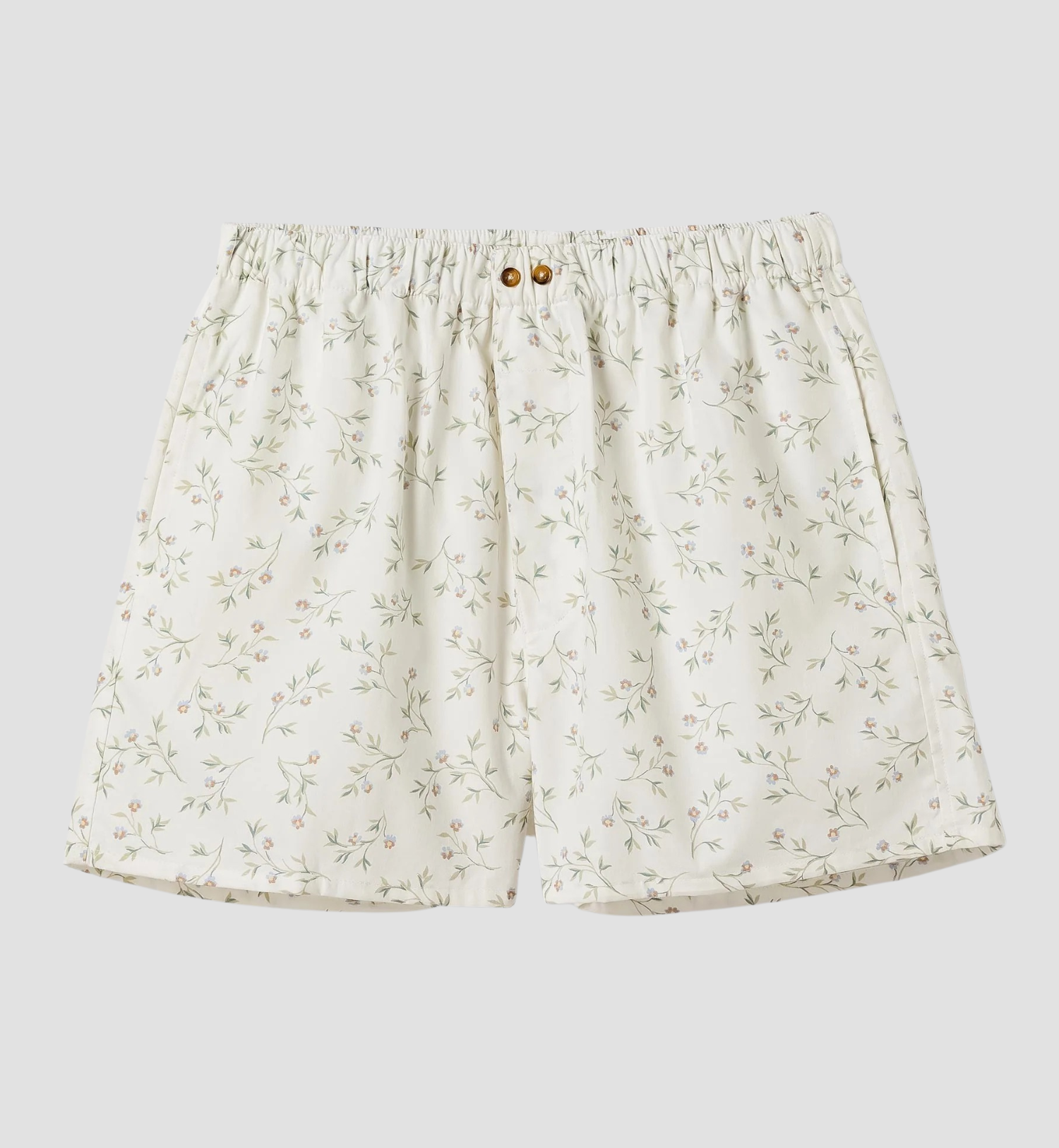 Spring Sprig Floral Cotton Boxer Short