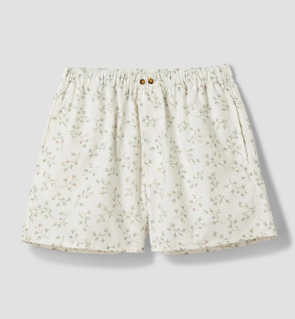 Spring Sprig Floral Cotton Boxer Short