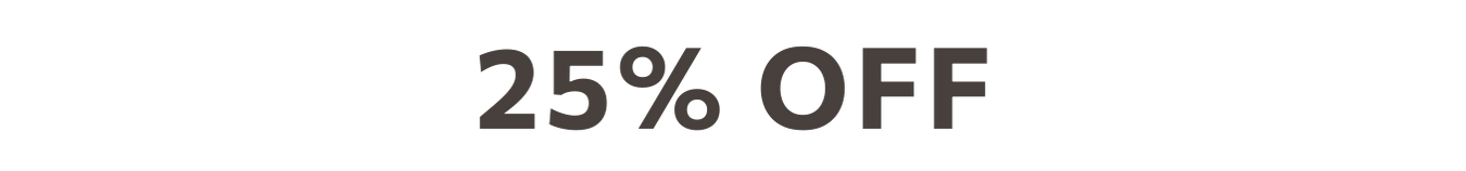 25% Off