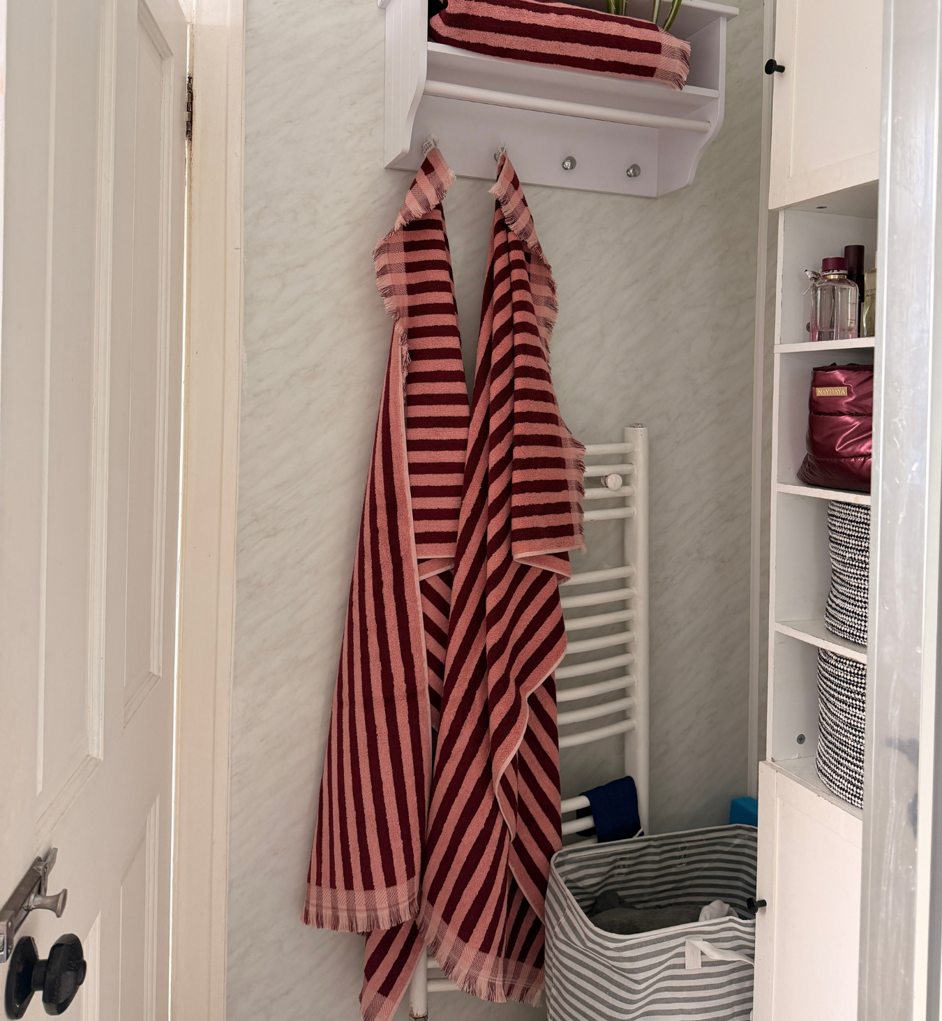 Rhubarb & Rose Pembroke Stripe Towels