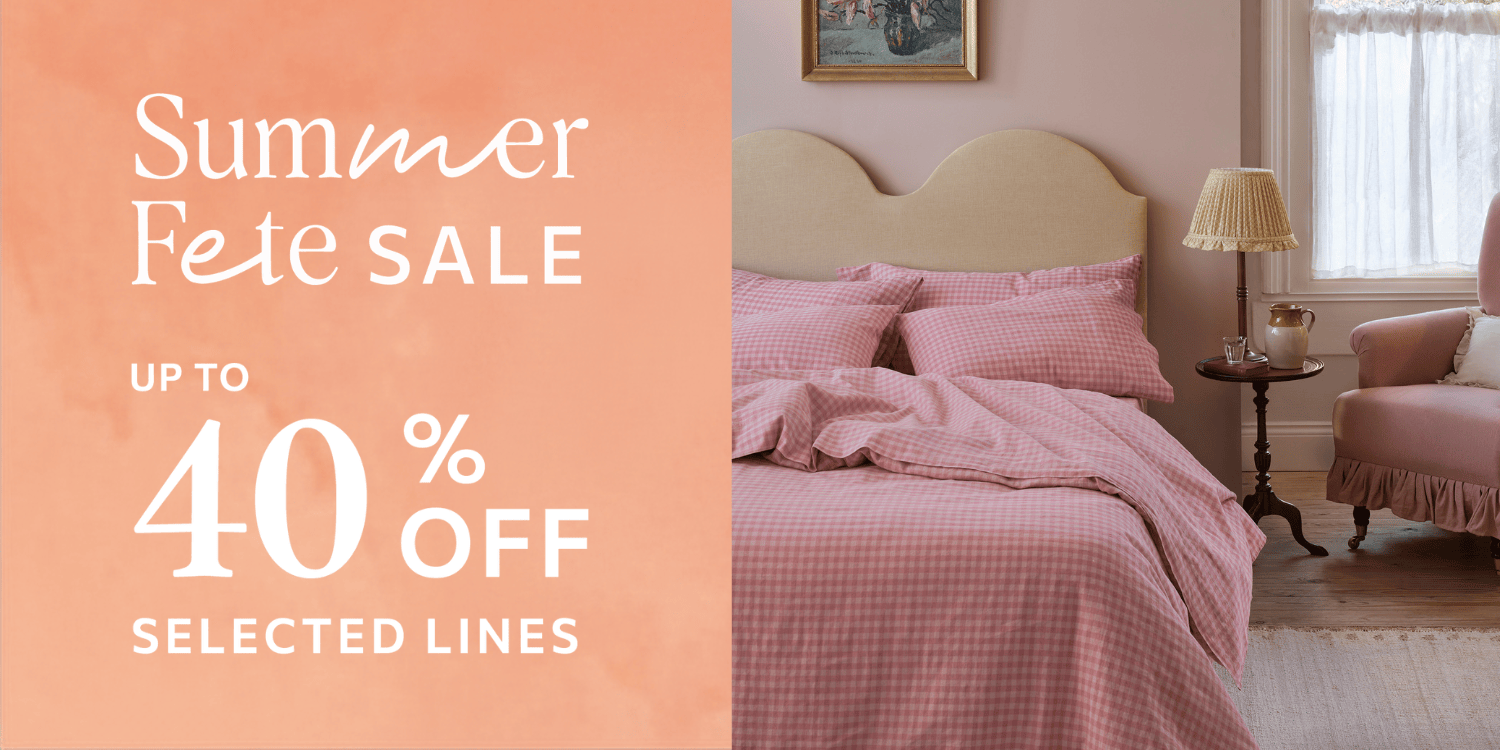 Up to 40% off summer fete sale