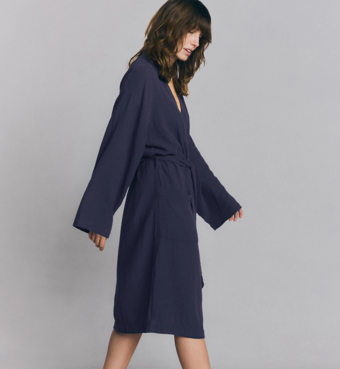 Atlantic Cotton Gauze Robe