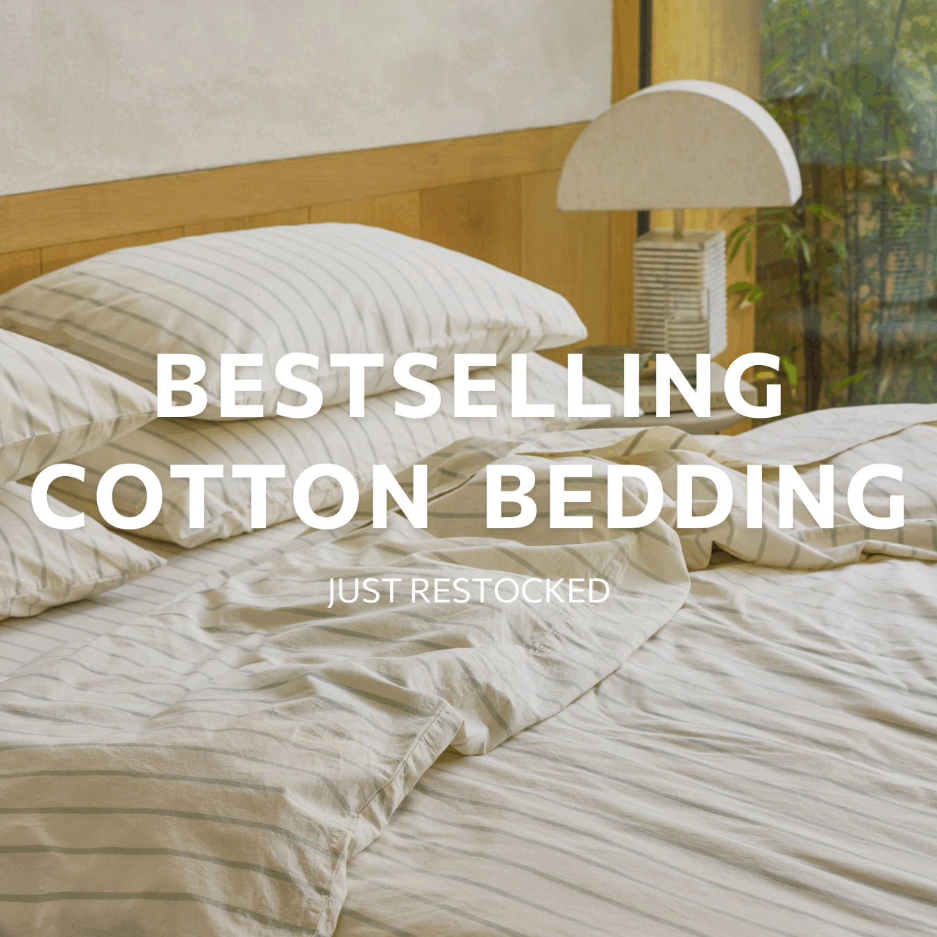 Bestselling Cotton Bedding JUST RESTOCKED