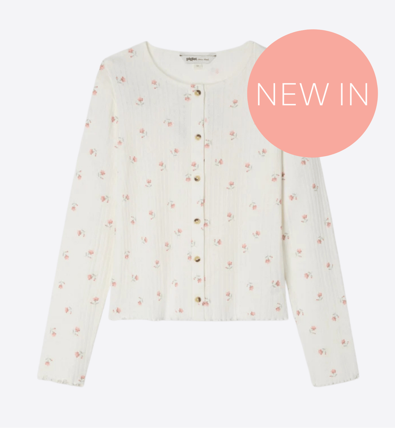 Posy Bud Pointelle Cardigan