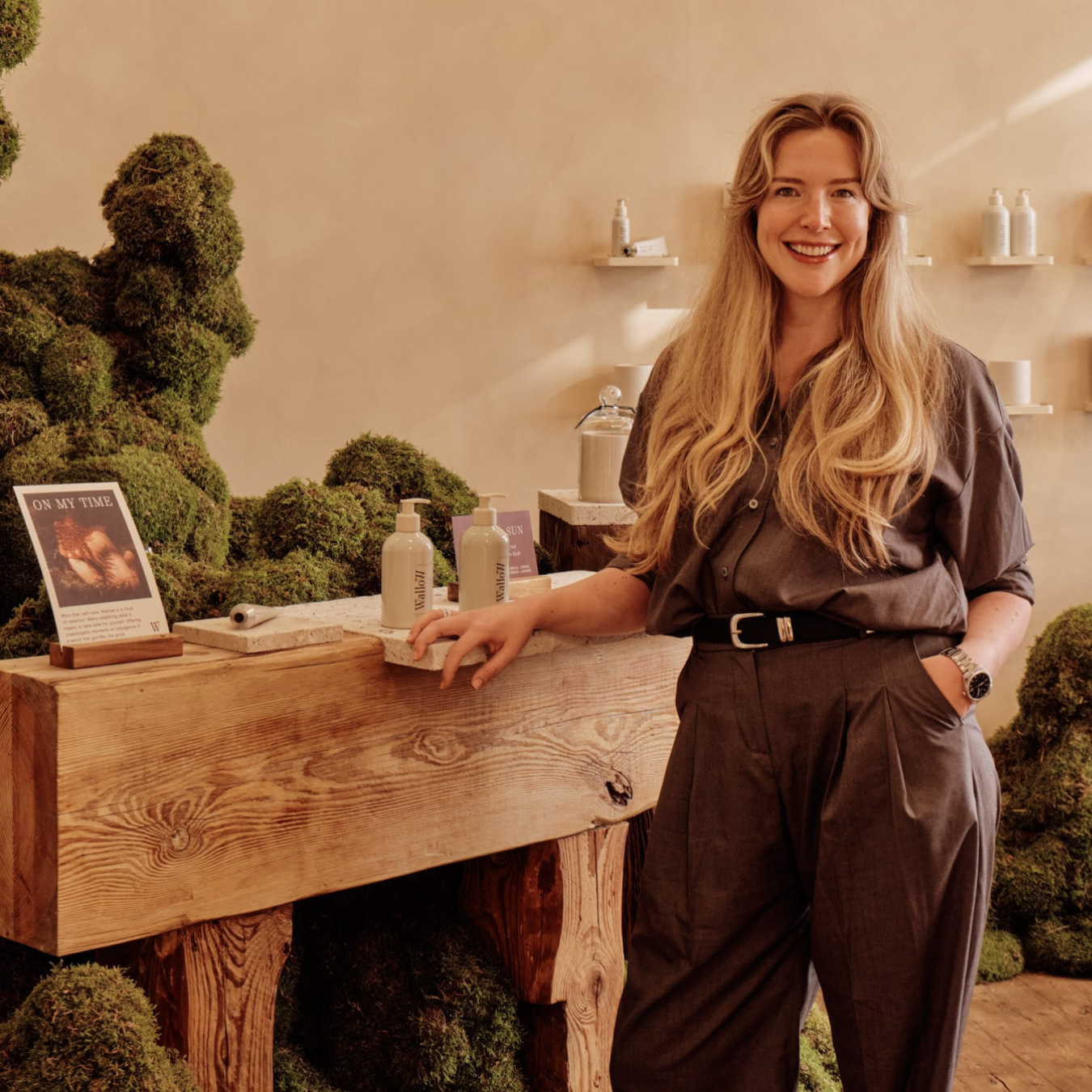 Jessica at our Wallow Pop-Up in September