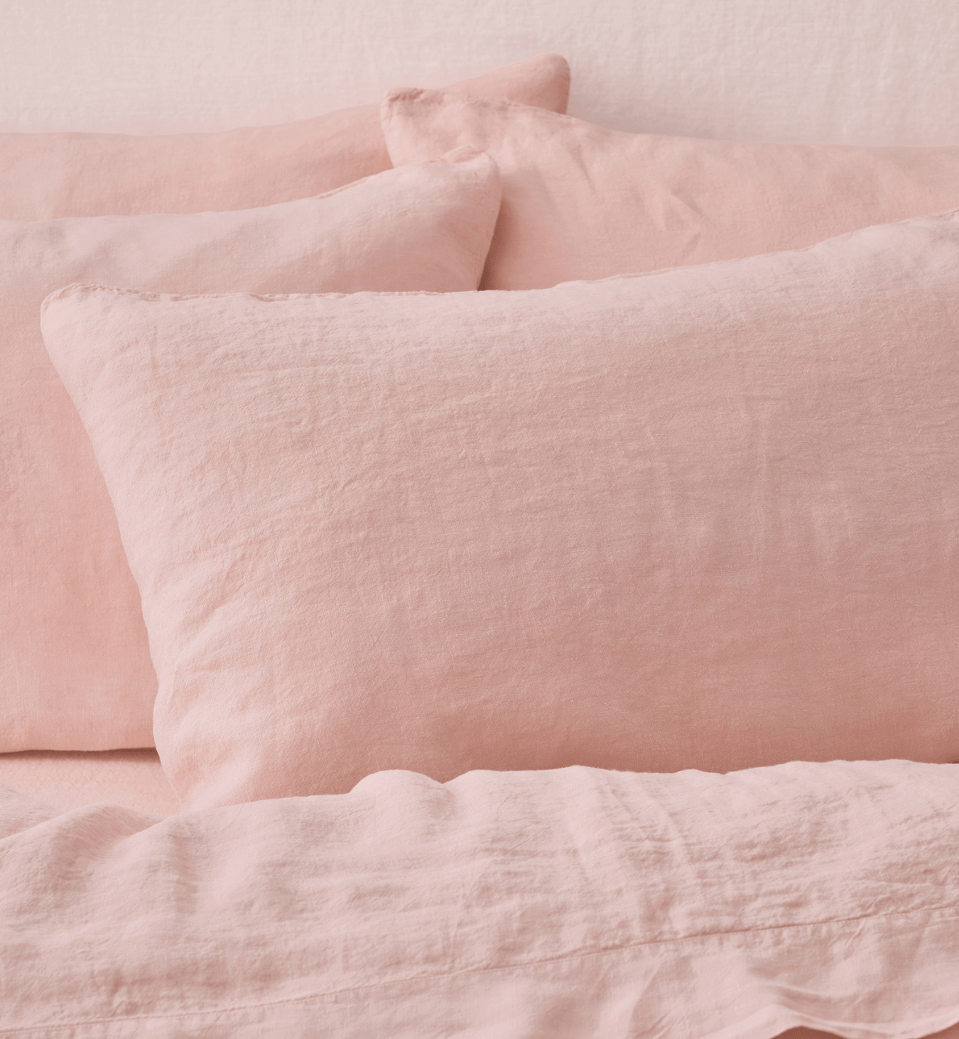 Rose 100% Linen Duvet Cover