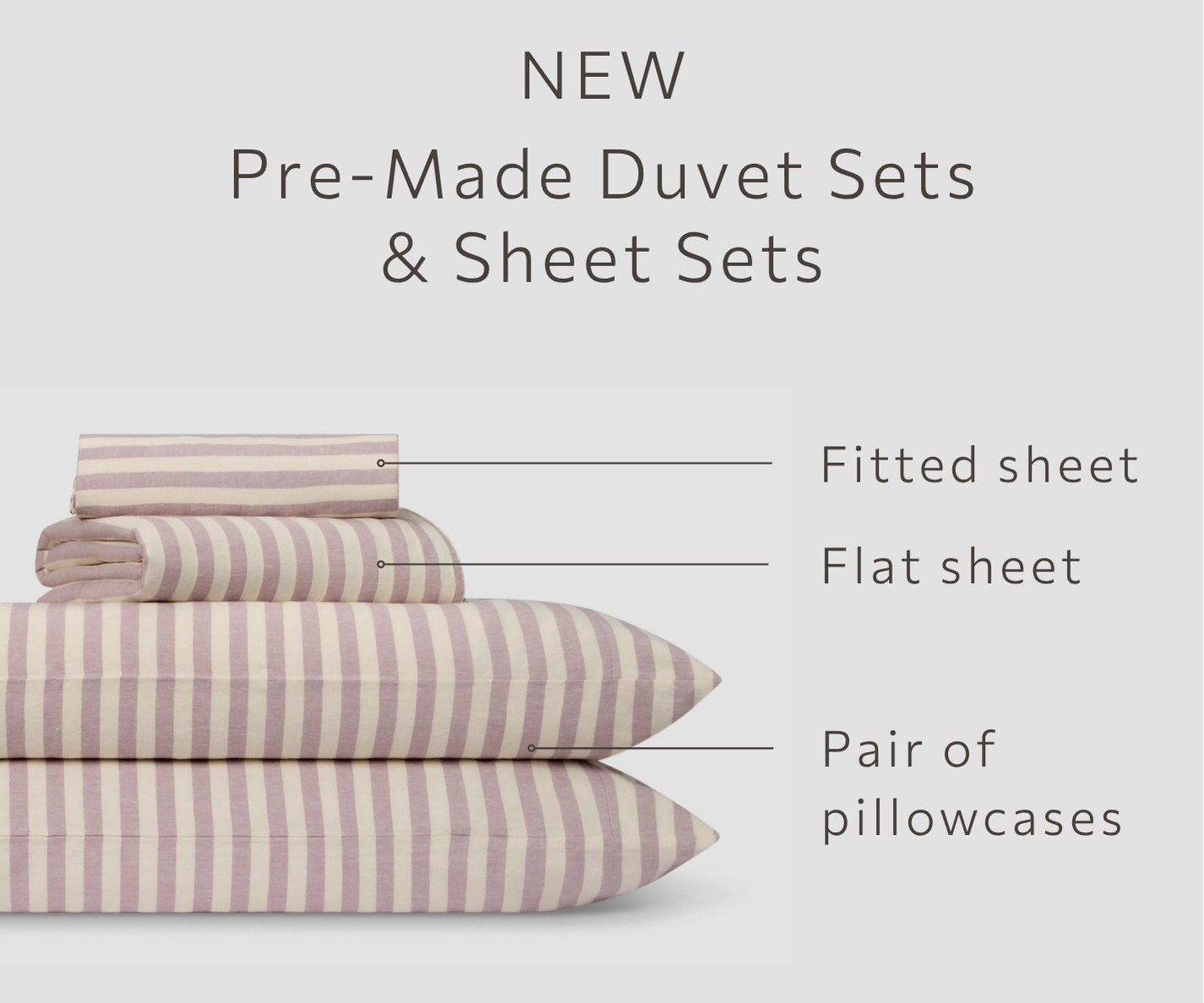 NEW Pre-Made Duvet Sets & Sheet Sets