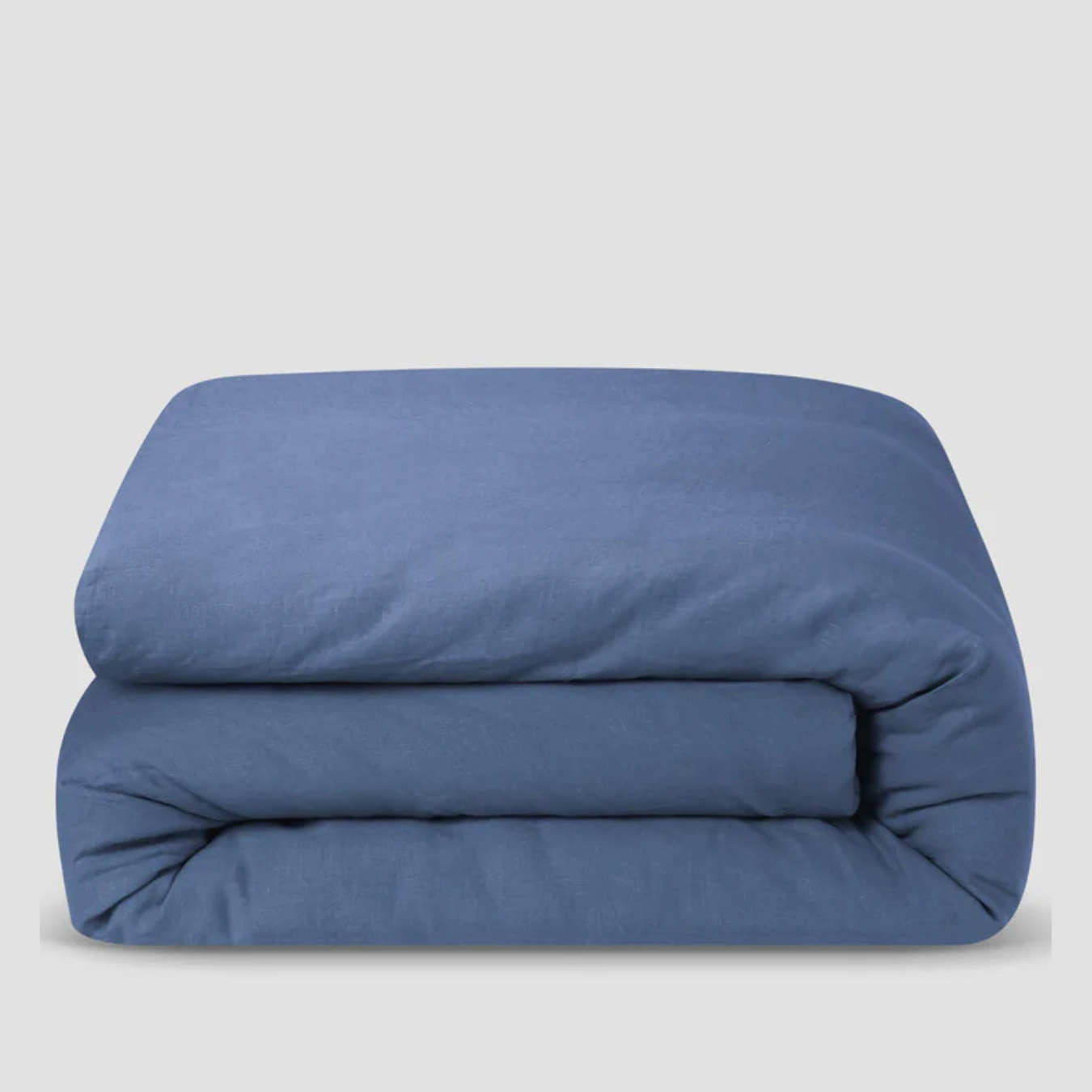 Blueberry Linen Blend Duvet Cover