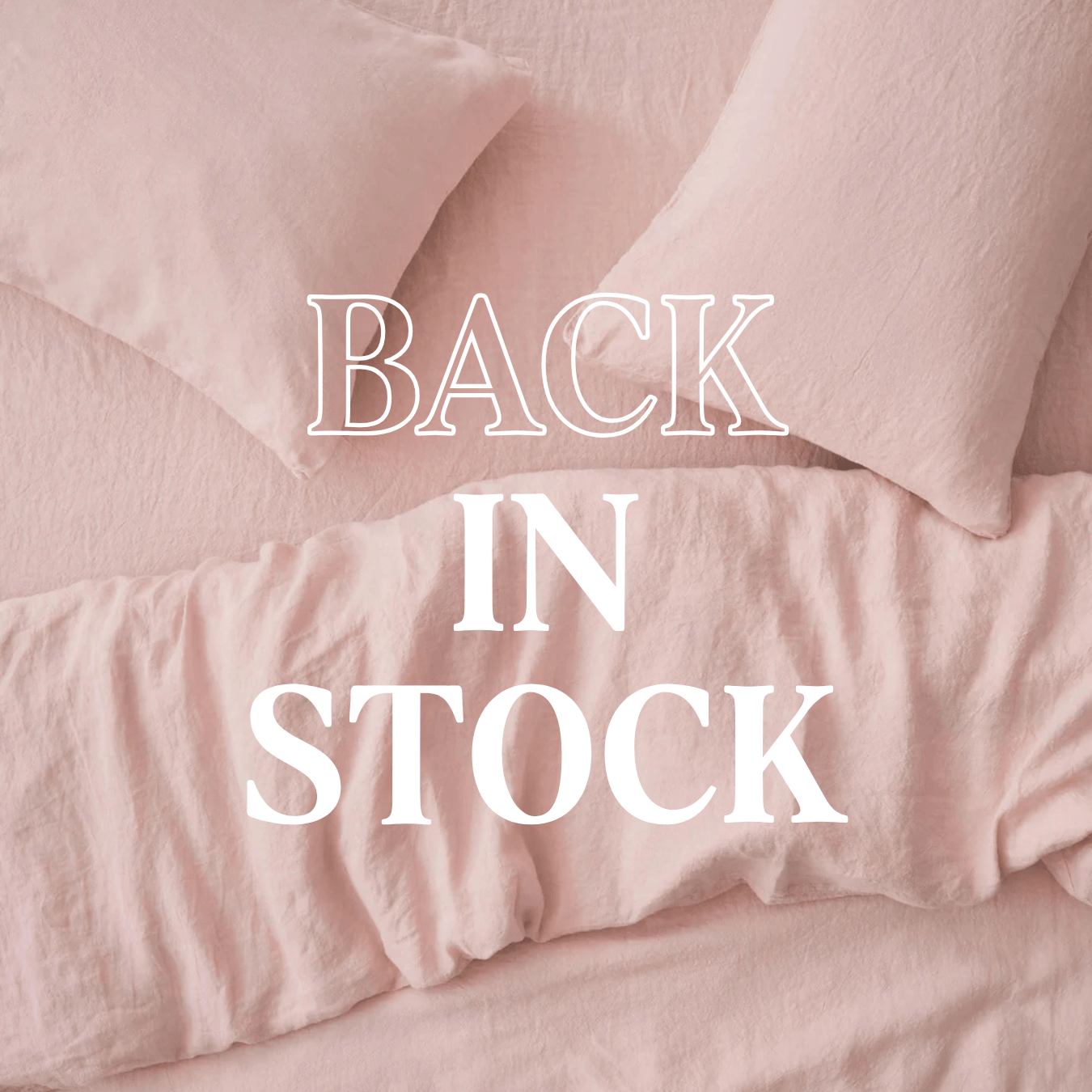 BEDDING RESTOCK