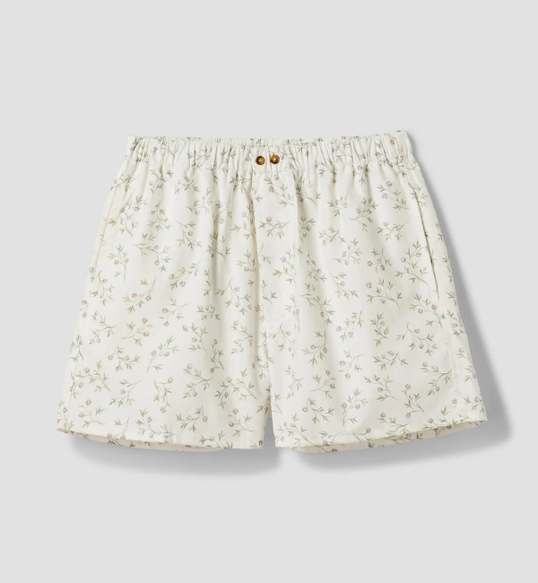 Spring Sprig Floral Cotton Boxer Short