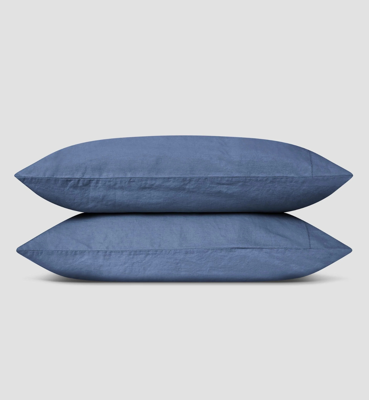 Blueberry Linen Blend Pillowcases (Pair)