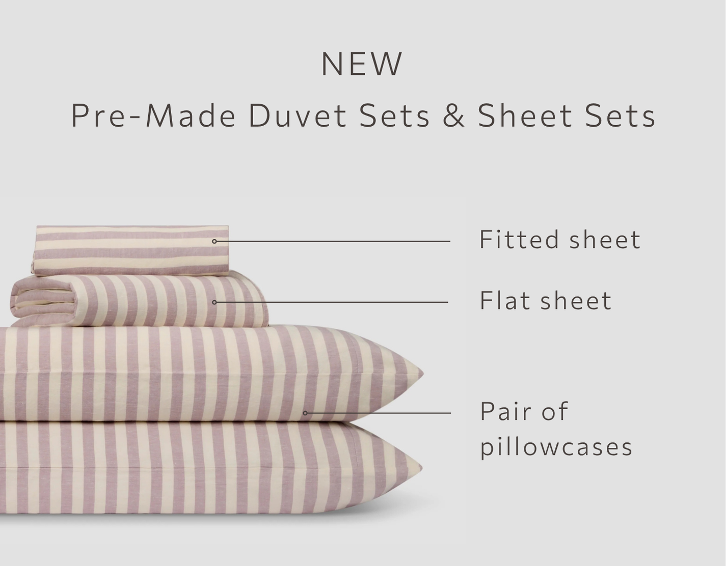 NEW Pre-Made Duvet Sets & Sheet Sets