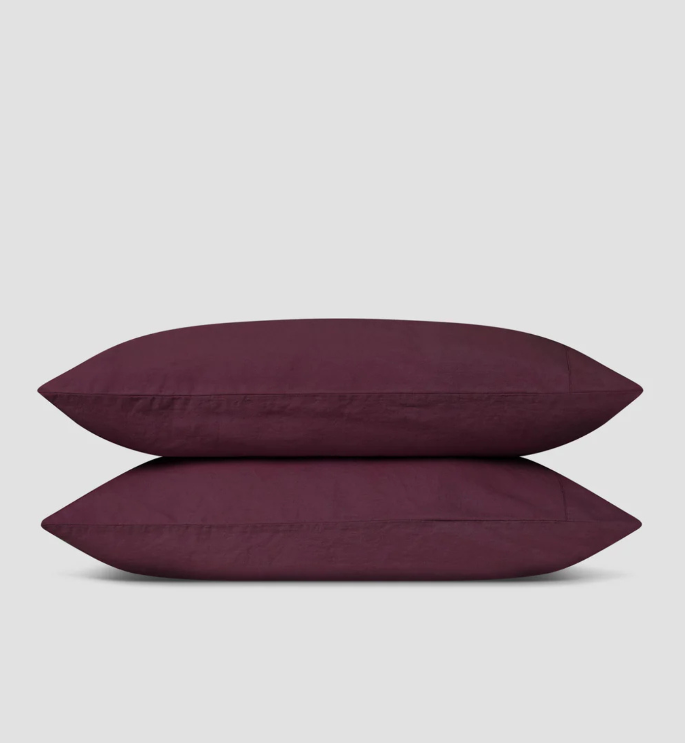 Berry Linen Blend Pillowcases (Pair)