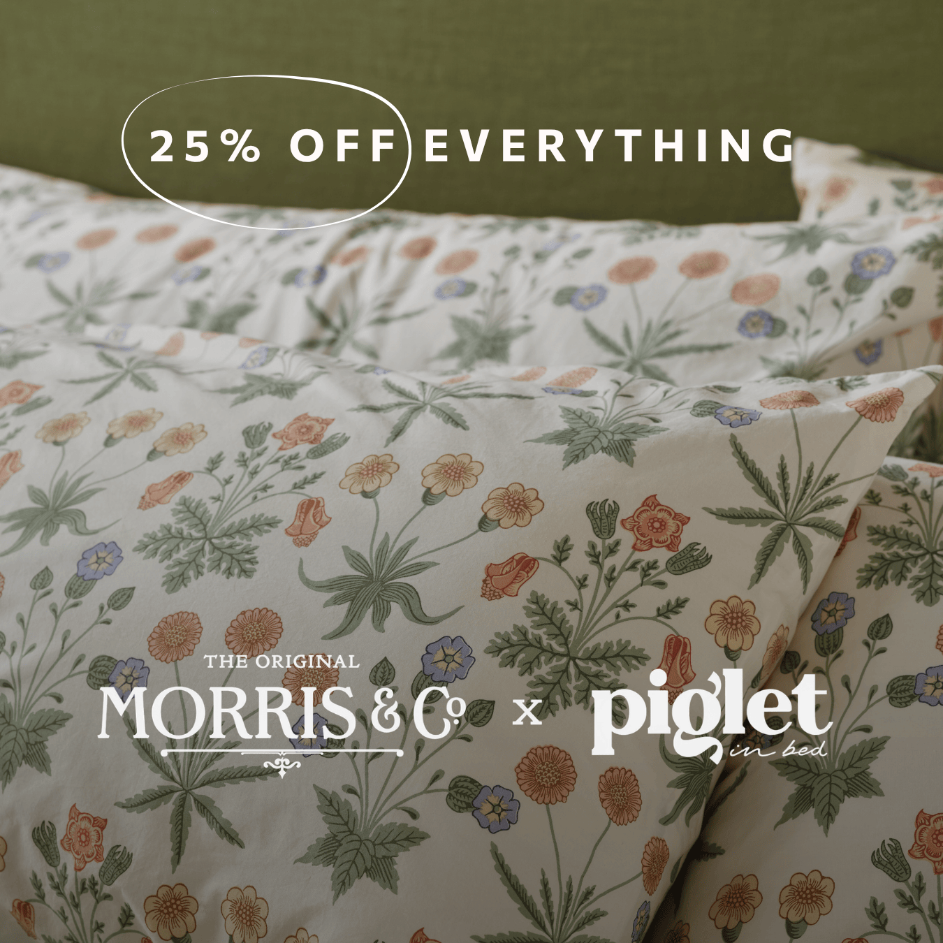 MORRIS & CO. X PIGLET NEW BEDDING