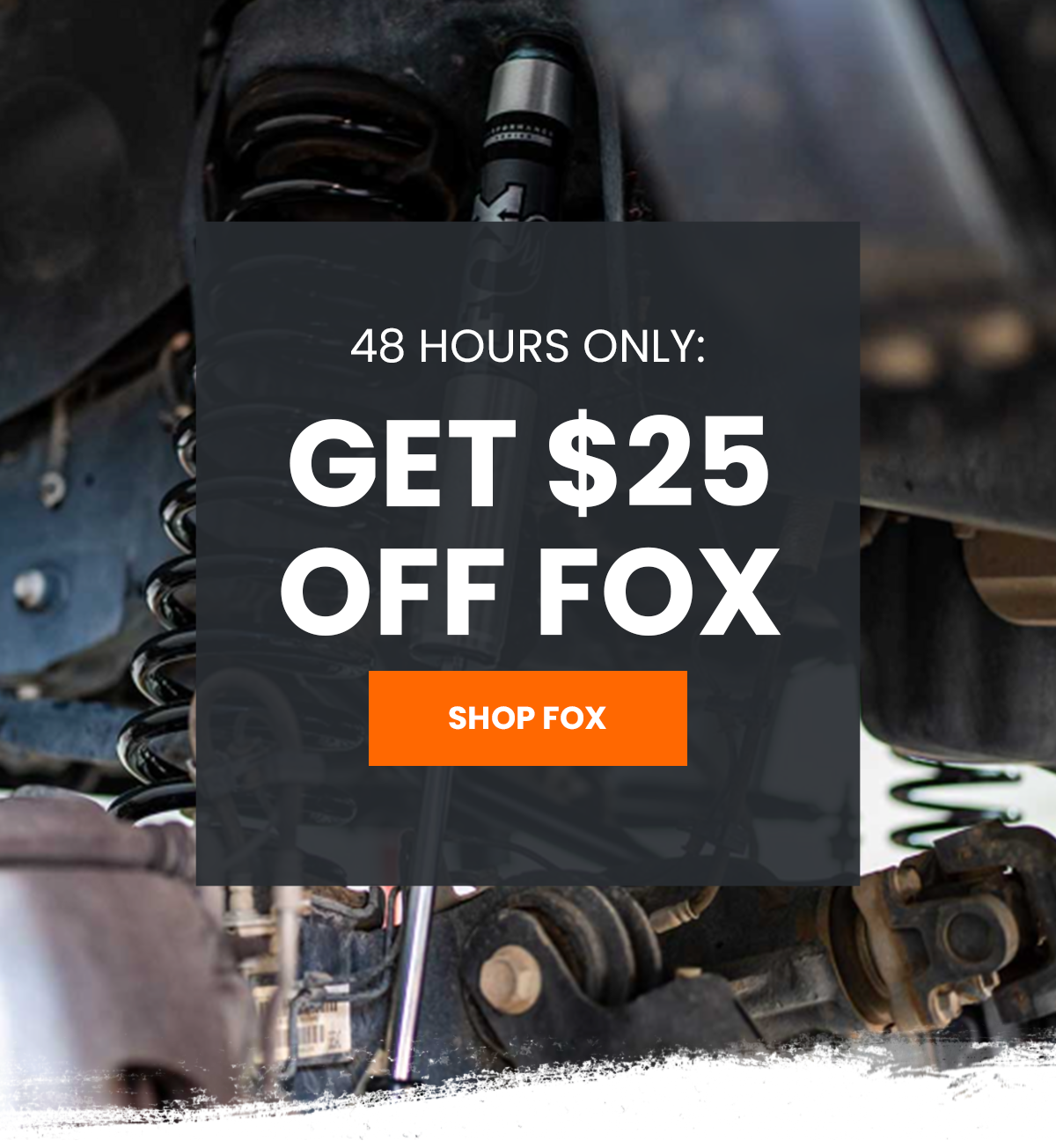 For You, 25 Off Fox Shock Surplus