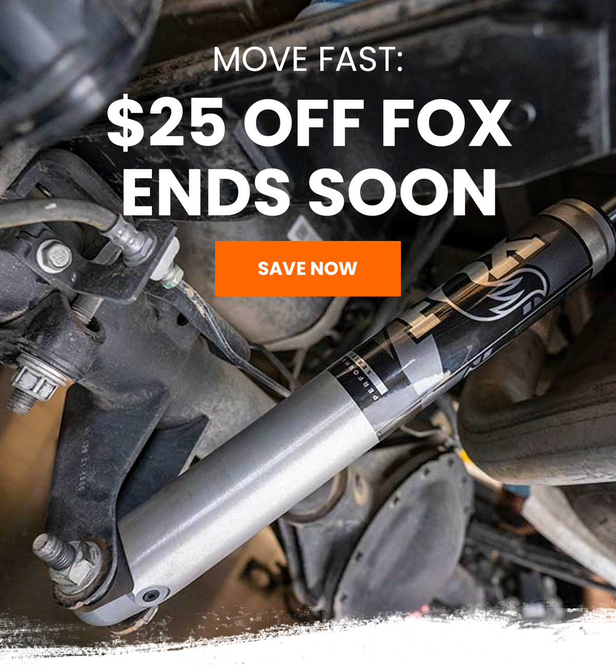 Move Fast 25 Off Fox Ends Soon! Shock Surplus