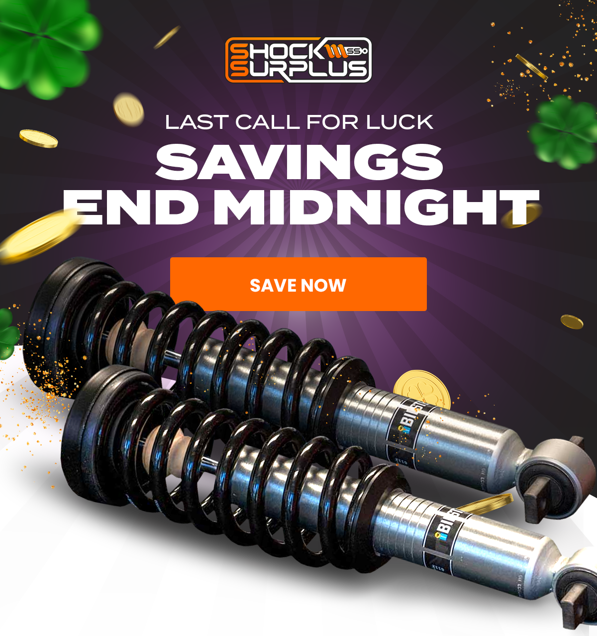 Hours Left to Get up to 150 Off Shock Surplus