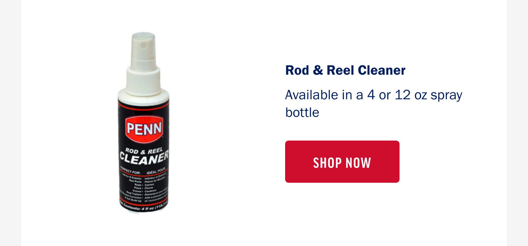 ROD & REEL CLEANER