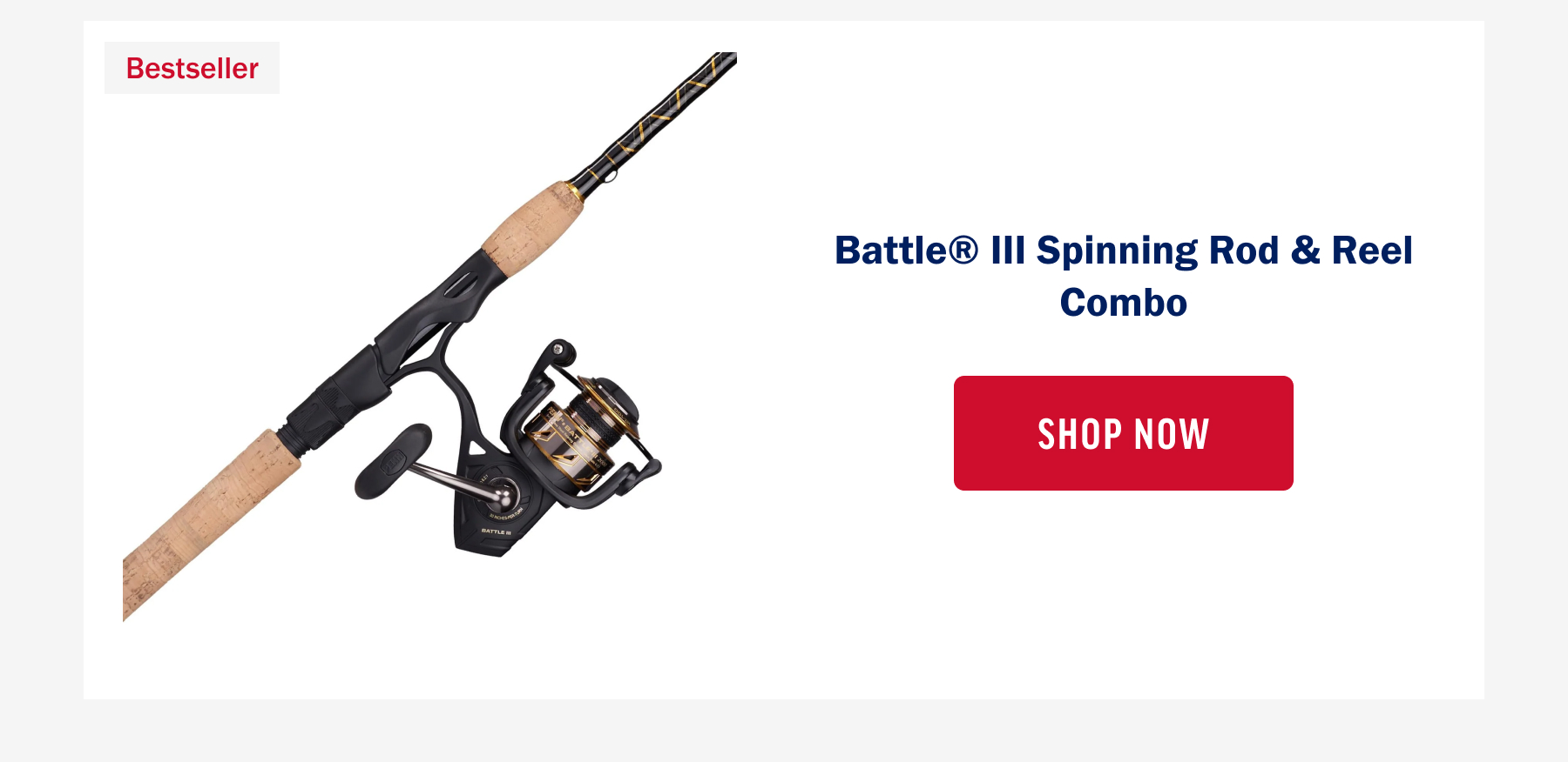 Battle® III Spinning Rod & Reel Combo