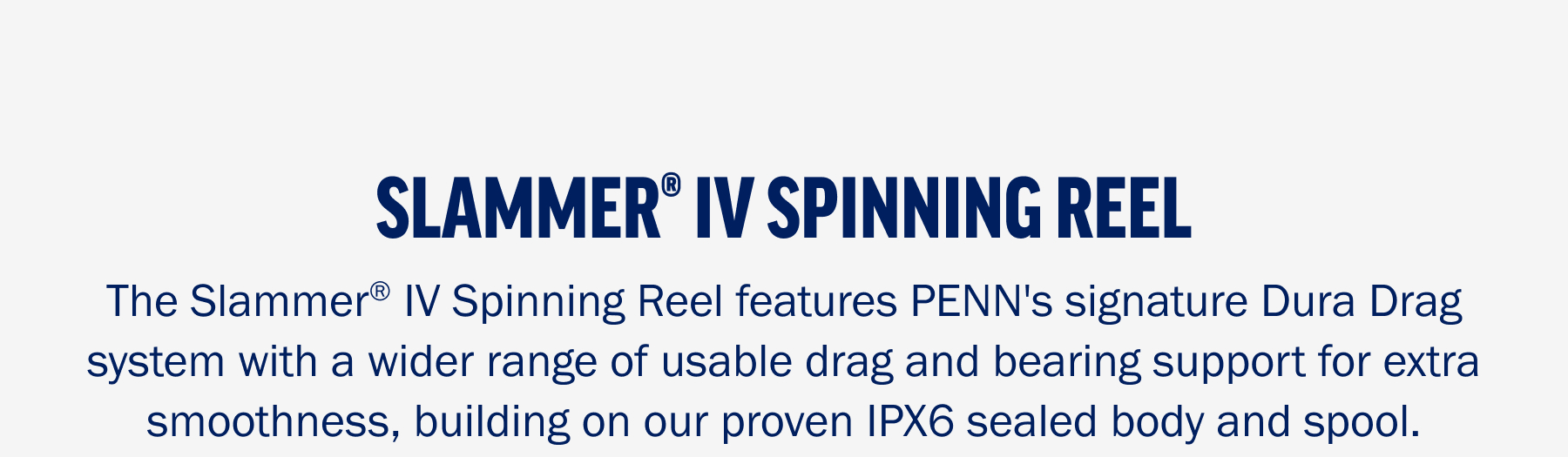 Slammer® IV Spinning Reel