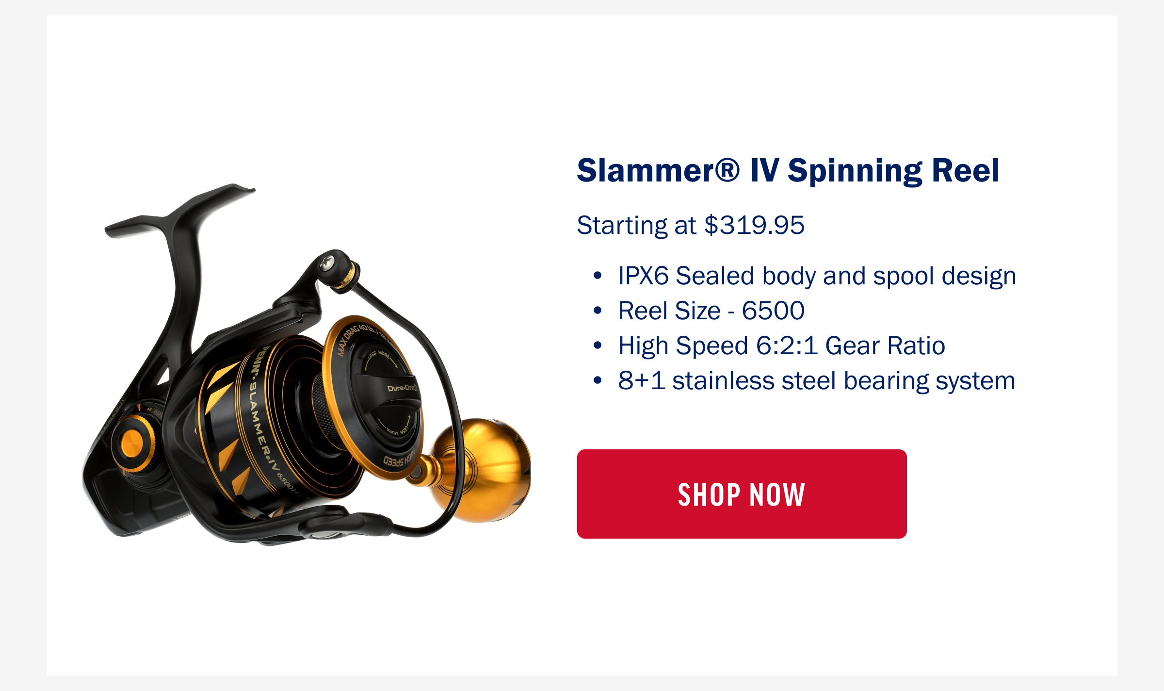 Slammer® IV Spinning Reel